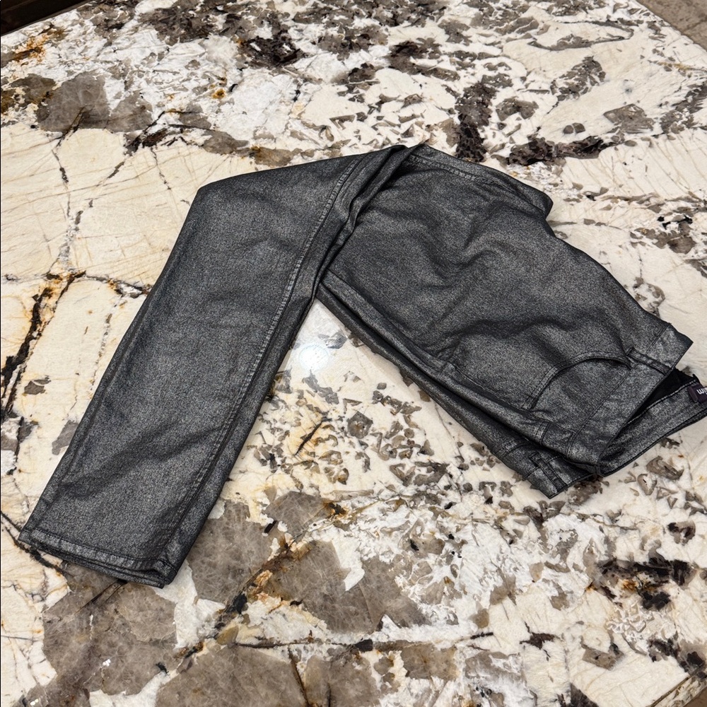 Stylish Gray Sparkly Gray Pants